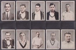 Trade cards, Australia, Australian Licorice Co, Cricketers, 1936-37 (back with number only) (41/