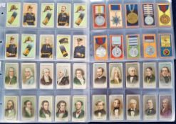 Cigarette cards, Wills, 53 sets in plastic sleeves including Medals, Naval Dress & badges, Musical