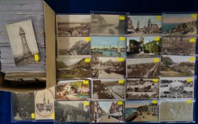 Postcards, a mixed collection of 400+ cards, mostly mixed UK topographical with a few subjects and