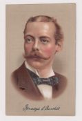Cigarette card, P. M'Lean (Dundee), British Politicians, 'L' size, type card, Randolph Churchill (