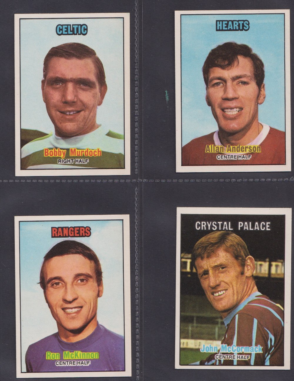 Trade cards, A&BC Gum, Footballers Green back, Scottish 1970 1st series (set 85 cards) including - Image 3 of 6