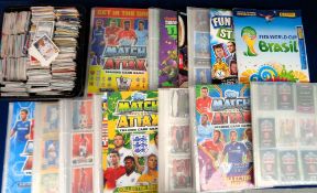 Trade cards & stickers, a large accumulation of mostly football cards inc. ten Topps Match Attax