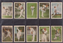 Trade cards, Australia, Australian Licorice Co, Test Cricketers, 1962 (34/35, missing no 23) (gd) (