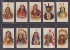 Cigarette cards, USA, American Tobacco Co, Savage & Semi Barbarous Chiefs 18/50 (most have