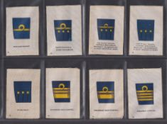 Tobacco silks, Anon (Phillips), Naval Badges of Rank & Military Headdress (set, 54 silks) (gen. gd)