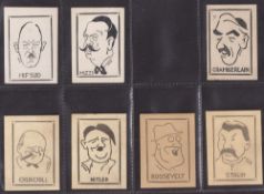 Cigarette cards, Malta, Omega, 16 cards, Cinema Stars (9, nos 10, 15, 16, 52, 58, 68, 75, 78 &