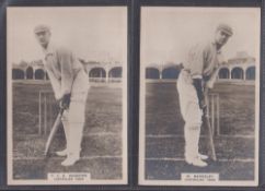 Cigarette cards, Phillips, Cricketers (Premium issue), four cards, all Australian Team, nos 1C T.J.