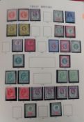 Stamps, GB QV-QEII collection housed in a red Windsor album, to include 1887 Jubilee basic set to