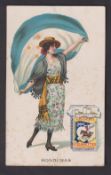 Tobacco advertising, Ogden's, Flag Girls of Nations, Honduras, 'XL' size shop display advertising