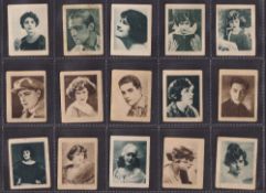 Trade cards, Spain, Juncosa Chocolates, Cinema Stars 'K' size, 39 different cards from various