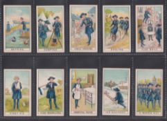 Trade cards, Maynard's, Girl Guide Series (set, 18 cards, mixed backs) (vg)