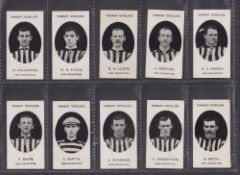 Cigarette cards, Taddy, Prominent Footballers (No Footnote), New Brompton, 10 cards, Fullerton,