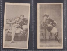 Cigarette cards, Kriegsfeld, Beauties, 'KEWA' (Matt front), two type cards, ref. H139, pictures