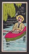 Cigarette card, Kriegsfeld, Phrases & Advertisements, type card, 'Go with the Tide' (gd) (1)