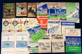 Football programmes etc, small selection of 17 programmes inc. Blackpool v Newcastle United FA Cup