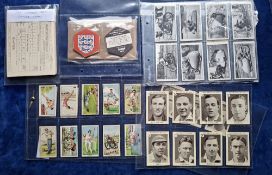 Trade cards, 5 sets Sport related, Sherman Famous Teams (37 cards), Tonibell 1st Division Football