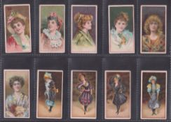 Cigarette cards, Hignett's, Pretty Girls, 'RASH' (set, 12 cards) (some with slight marks, gen. gd)