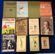 Football books & booklets, selection of 12 early instructional books & booklets all relating to