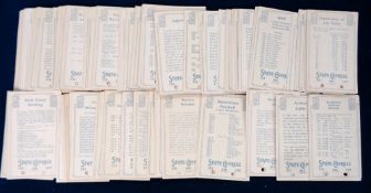 Cigarette cards, Ardath, Information Slips, 'X' size, paper issue, 172 different slips covering