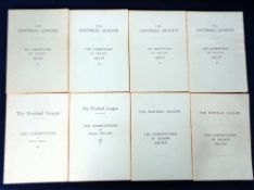 THE FOOTBALL LEAGUE The Competitions of Season 1931/32-1938/39. A series of 8 books compiled by W