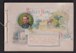 Printed album, USA, J.D. Larking (Sweet Home Soap), Sweet Home Album showing a selection of American
