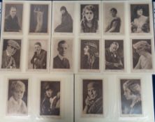 Postcards, Cinema, a collection of over 80 cards of 1920s cinema stars on card (not stock down) from