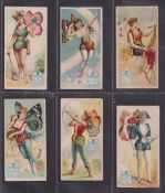 Cigarette cards, USA, Lorillard's, Ancient Mythology Burlesqued (Horizontal back, inscribed '