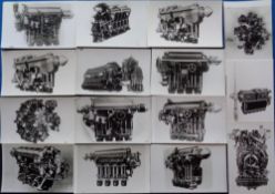 Postcards, Aviation, a selection of 15 RPs of pre WW2 aircraft engines published by 'Real