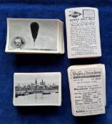 Cigarette cards, Germany, 2 sets; Macedonia Cigarette Co (Germany) Reisen u Wandern Rhein (set 150