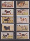 Trade / cigarette cards, 4 sets, Dog related; Sanders Jelly Dogs, Wills overseas Large Sized Dogs