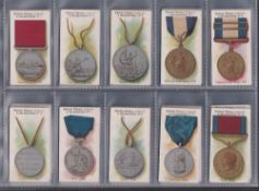Cigarette cards, Taddy, British Medals & Decorations, Series 2 (Steel Blue Back) (set, 50 cards) (