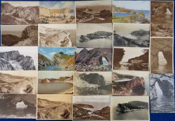 Postcards, Dorset, a detailed collection of approx. 140 cards of Lulworth Cove and surrounding