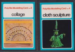 Trade cards, Brooke Bond, Polyfilla Modelling Cards (set 10 cards) (vg)