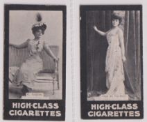 Cigarette cards, Murray's, Actresses 'BLARM' (Pineapple Cigarettes), two cards, G. Gallois & Cleo de