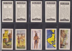 Cigarette / Trade cards, 12 sets all Wild West related; Godfrey Phillips Red Indians, Barratt Wild