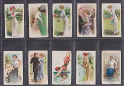 Cigarette cards, Anon (BAT, or possibly proofs), Sporting Girls (set, 30 cards) (gd/vg)
