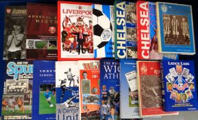 Football books, a collection of 15 modern, large format, hard backed books, all club related inc. '
