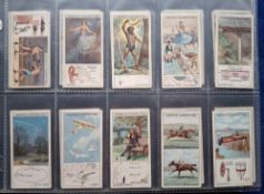 Cigarette cards, Ogden's 10 sets, Sectional Cycling Map, Marvels in Motion, Ocean Greyhounds,