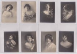 Cigarette cards, Malta, Atlam, Beauties, 'M' size (set, 65 cards) (some with slight marks or minor