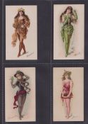 Cigarette cards, USA, Buchner, Morning Glory Maidens (Months of the Year), 'X' size, ref. N285 (