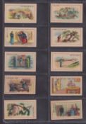 Cigarette cards, China. Hwa Ching, Chinese Proverbs Illustrated 107/250 (green factory backs) (gd/
