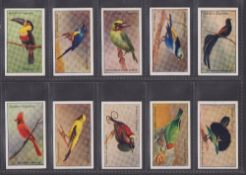 Cigarette cards, 3 sets; Gallaher Zoo Tropical Birds 1st series, Ogden's (2, Birds eggs cut out &