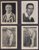 Trade cards, Thomson, Cricketers 'K' size ('Rover' & 'Vanguard' backs) (1 with back damage (