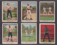 Cigarette cards, USA, ATC, Champion Athlete & Prize Fighter Series ('Tolstoi Cigarettes' back), '