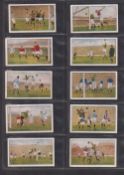 Cigarette cards, Gallaher, Footballers, two sets (1-50) & (51-100) (50 cards in each) (gen. gd)