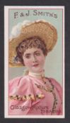 Cigarette card, Smith's, Advertisement card, type card for 'Glasgow Mixture Tobacco' illustrated