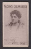 Cigarette card, Taddy, Actresses, Collotype, type card, Miss Eva Moore (gd) (1)