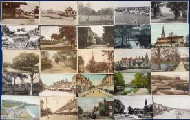 Postcards, Essex, a collection of approx. 100 cards of Essex. RPs include Recreation Ground