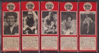 Trade cards, Typhoo Tea package issues. 3 football sets of 24 cards New Series Football Stars