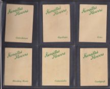 Cigarette silks, Kensitas Flowers 1st Series, Large sized (set 60 silks) plus 37 duplicates,